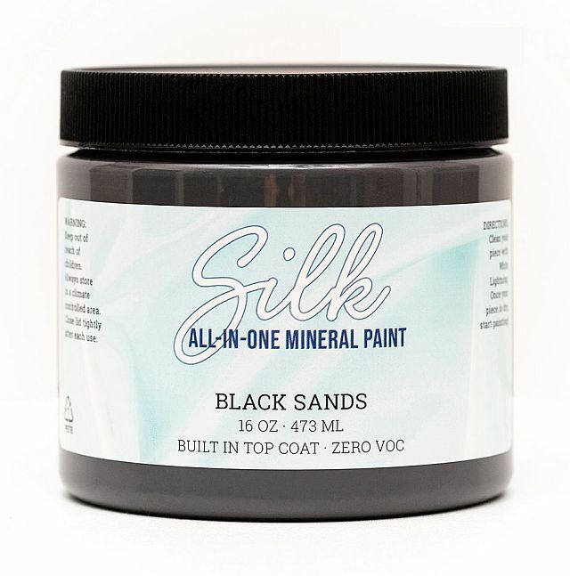 Black Sands Silk Paint