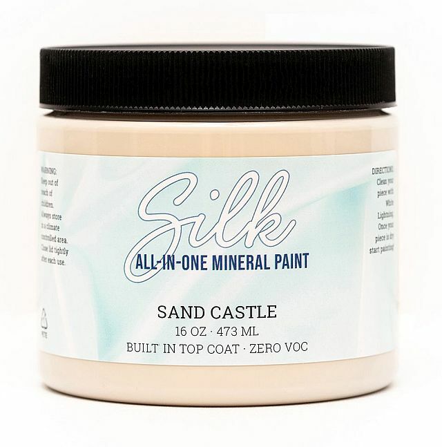 Sand Castle Silk Paint