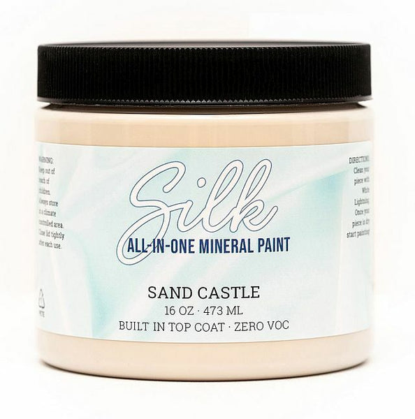 Sand Castle Silk Paint
